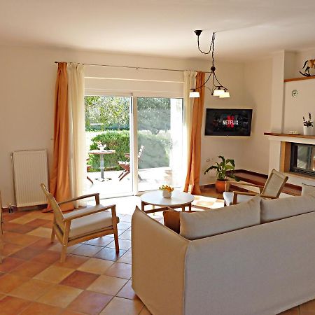 Panoramic Sea View Villa 4 Min To Beach Tigkaki  Bagian luar foto