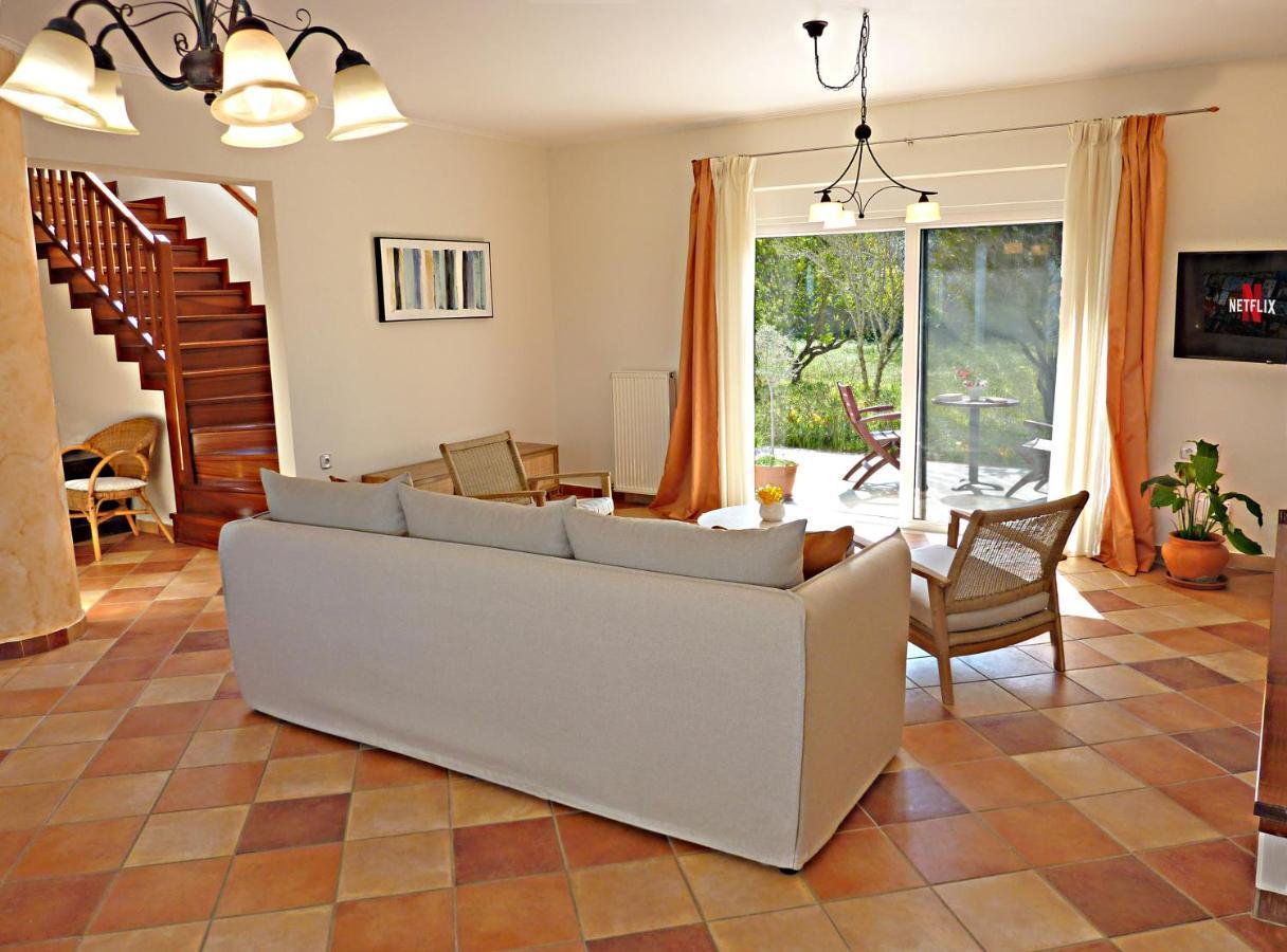 Panoramic Sea View Villa 4 Min To Beach Tigkaki  Bagian luar foto